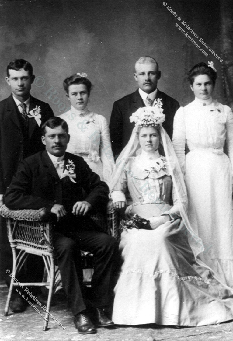 1902 John Hengel & Genevieve Krieser Wedding 1902 John Hengel & Genevieve Krieser Wedding