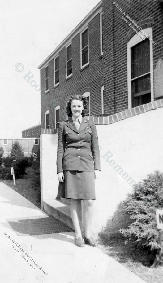 1944 Mary West in the Army 1944 Mary West in the Army